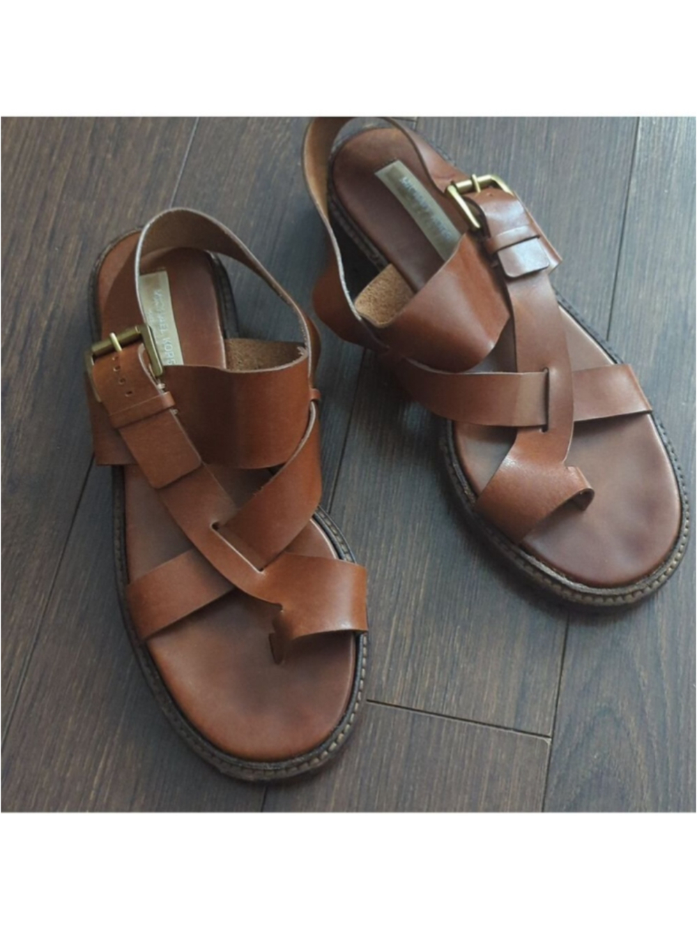 Michael Kors Leather Sandals - Picture 3 of 7